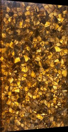 BROWN PETRIFIED WOOD - Chocolate gold tile